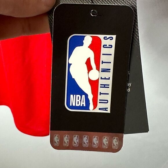 NWT Nike Washington DC Wizards Dri-fit Polo Shirt Red & Blue NBA Size Large - Picture 4 of 7